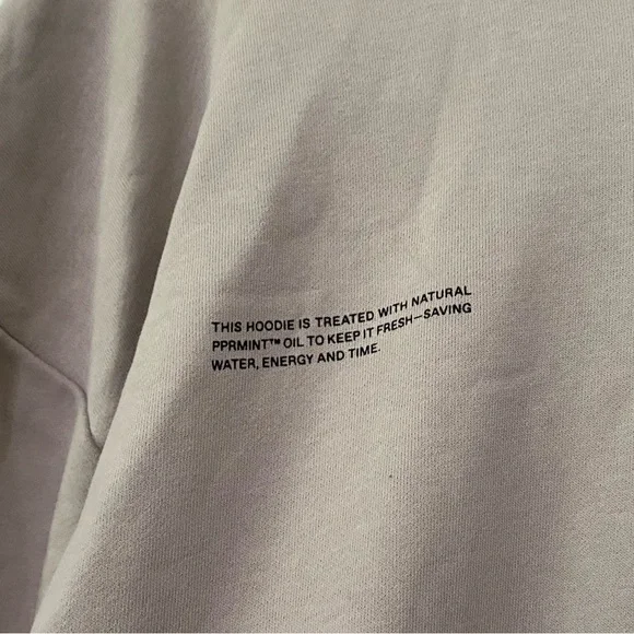 NWT PANGAIA Organic Logo Print Hoodie Sweatshirt L - Picture 7 of 16